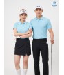 Áo thể thao nữ AC-3856 Xanh ngọc phối trắng